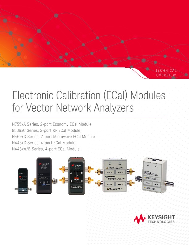 Electronic Calibration (ECal) Modules for Vector Network Analyzers